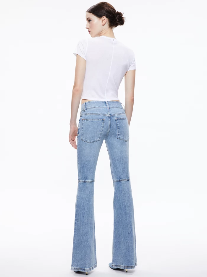 STACEY LOW RISE BELL BOTTOM JEAN